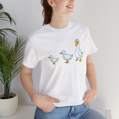 Funny Duck Duck Goose Unisex Short Sleeve Tee