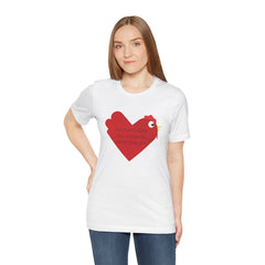 Chicken Love Unisex Jersey Short Sleeve Tee T-Shirt