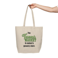 Farmers Market Shopping Tote Bag Market Bag or Vegetables Flowers Farm Stand