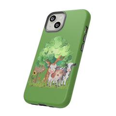 Farmers Cows in Field IPhone Tough Cases