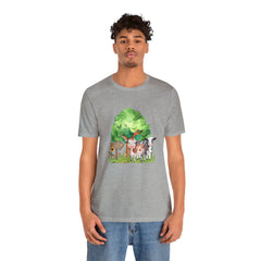 Farm Cows Short Sleeve Tee T-shirt Farm Life