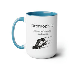 Dromophile Runner Two-Tone Coffee Mugs, 15oz