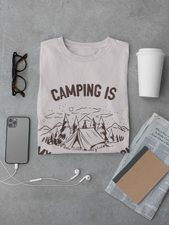 Camping My Favorite Season Art T-shirt – SmartPrintsInk Designs | 100% Cotton, Superior Comfort