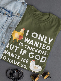 Chicken Lover Quote T-shirt for Women | 100% Cotton | SmartPrintsInk Designs | Superior Comfort