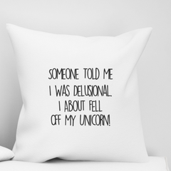 18in or 20in Double Sided Couch Pillowcase with Zipper | Funny Sarcastic Quote Throw Pillow Cover | Perfect Home Decor & Housewarming Gift for Her