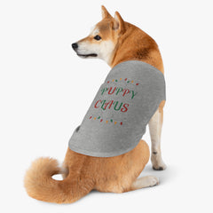 Puppy Claus Dog Canine Christmas Pet Tank Top