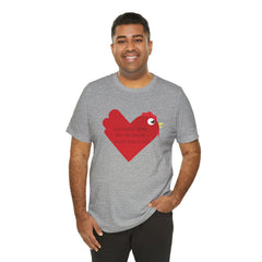 Chicken Love Unisex Jersey Short Sleeve Tee T-Shirt