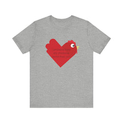 Chicken Love Unisex Jersey Short Sleeve Tee T-Shirt