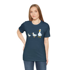 Funny Duck Duck Goose Unisex Short Sleeve Tee