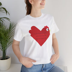 Chicken Love Unisex Jersey Short Sleeve Tee T-Shirt