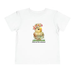 Easter Chick Out this Cuteness Unisex Jersey Toddler Short Sleeve Tee 2T-6T