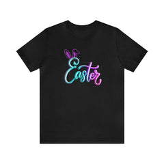 Easter Bunny Neon Balloon Unisex Jersey Short Sleeve Tee gift for Easter t-shirt