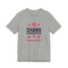 Personalized Custom Chaos Coordinator Unisex Jersey Short Sleeve Tee