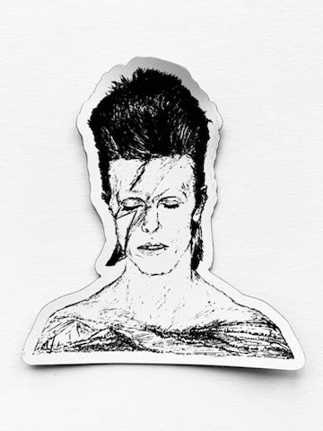 Mountain Portrait Magnet - David Bowie | Iconic Collectible for Fans