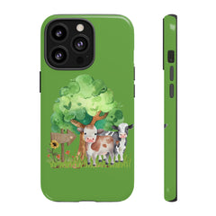 Farmers Cows in Field IPhone Tough Cases