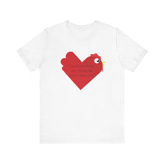 Chicken Love Unisex Jersey Short Sleeve Tee T-Shirt