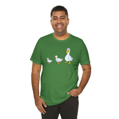 Funny Duck Duck Goose Unisex Short Sleeve Tee