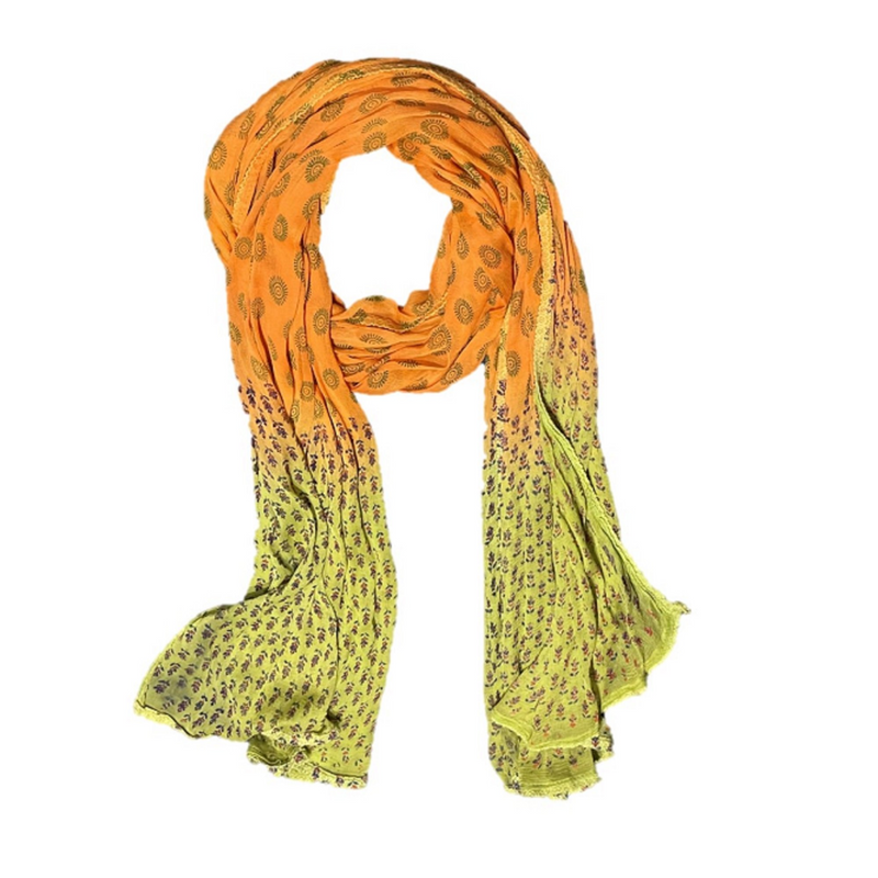 Limited Edition Pure Silk Chiffon Scarves - Floral Patterns | Shop Now