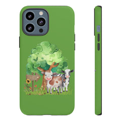 Farmers Cows in Field IPhone Tough Cases