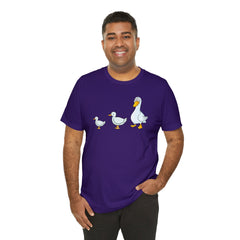 Funny Duck Duck Goose Unisex Short Sleeve Tee