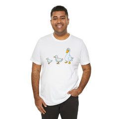 Funny Duck Duck Goose Unisex Short Sleeve Tee