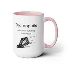 Dromophile Runner Two-Tone Coffee Mugs, 15oz