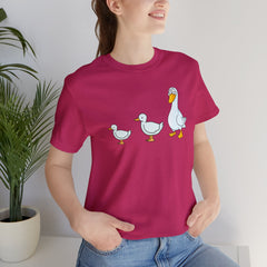 Funny Duck Duck Goose Unisex Short Sleeve Tee