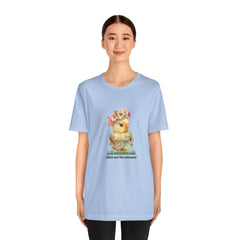 Easter Chick Out this Cuteness Unisex Jersey Short Sleeve Tee