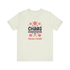 Personalized Custom Chaos Coordinator Unisex Jersey Short Sleeve Tee