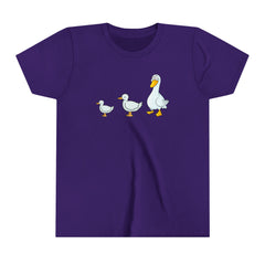 Youth Size Funny Duck Duck Goose Unisex Short Sleeve Tee