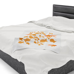 Velveteen Goldfish Plush Blanket