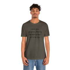 Conspiracy Theory Unisex Jersey Short Sleeve Tee