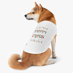 Puppy Claus Dog Canine Christmas Pet Tank Top