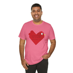 Chicken Love Unisex Jersey Short Sleeve Tee T-Shirt