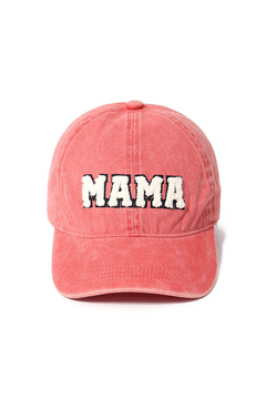 Chenille Letter MAMA Cap - Trendy & Comfortable Headwear for Stylish Moms