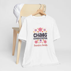 Personalized Custom Chaos Coordinator Unisex Jersey Short Sleeve Tee