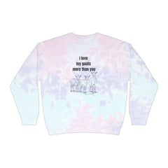 Goat Love Unisex Tie-Dye Sweatshirt