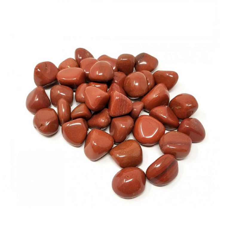 Red Jasper Tumbled Genuine Polished Gemstone - Enhance Spiritual Grounding & Boost Energy