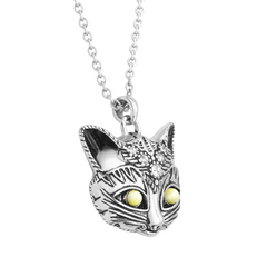 Controse Cat Necklace - Nine Lives | Stainless Steel with Swarovski Crystals