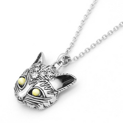 Controse Cat Necklace - Nine Lives | Stainless Steel with Swarovski Crystals