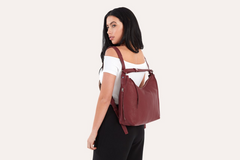 Versatile Shoulder Bag | Genuine Pebble Leather | Adjustable Straps