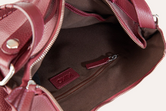 Versatile Shoulder Bag | Genuine Pebble Leather | Adjustable Straps