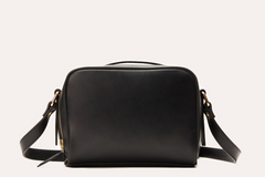 Boxed Crossbody - Stylish Genuine Leather Handbag with Top Handle and Adjustable Shoulder Strap | Elegant and Versatile