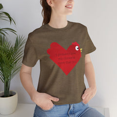 Chicken Love Unisex Jersey Short Sleeve Tee T-Shirt