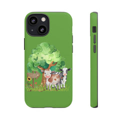 Farmers Cows in Field IPhone Tough Cases