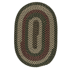 Brook Farm Winter Green 3' Round Area Rug - Indoor/Outdoor, Reversible & Fade Resistant | Classic & Durable