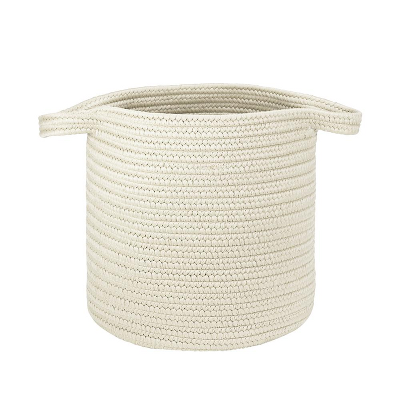 Farm Braided Laundry Basket  - Snow 16