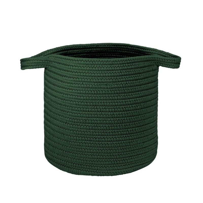 Farm Braided Laundry Basket  - Hunter Green 16