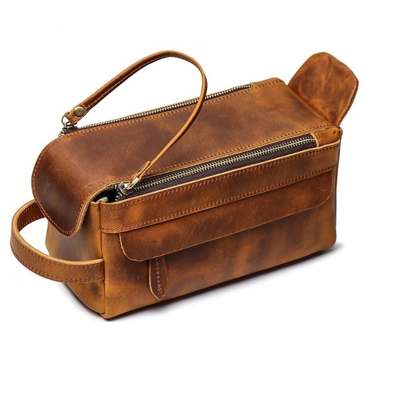 Dado Handmade Leather Dopp Kit | Durable and Stylish Toiletry Bag for Travel