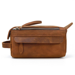 Dado Handmade Leather Dopp Kit | Durable and Stylish Toiletry Bag for Travel